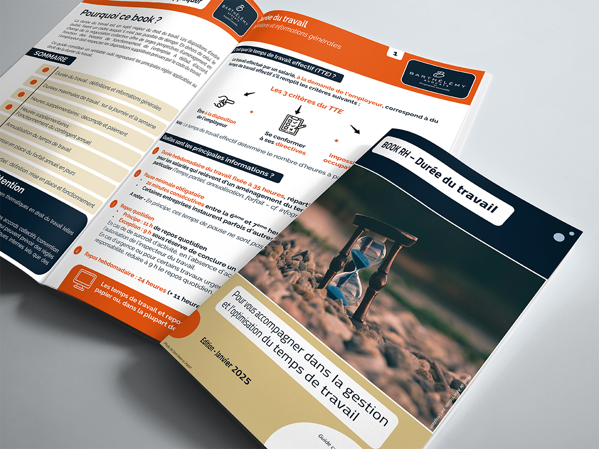 Image d'illustration pour l'infographie Book - La durée du travail