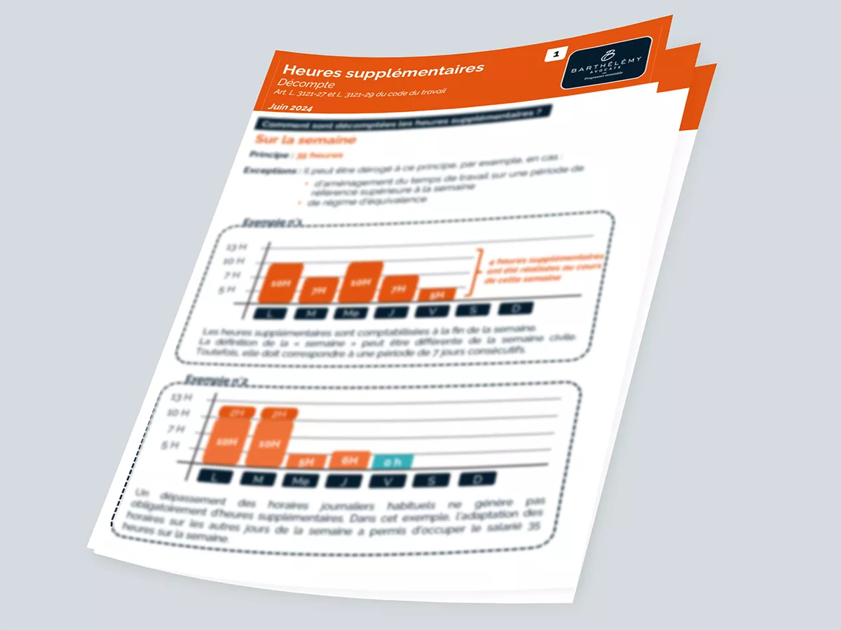 Image illustrant l'infographie Kit - Heures supplémentaires